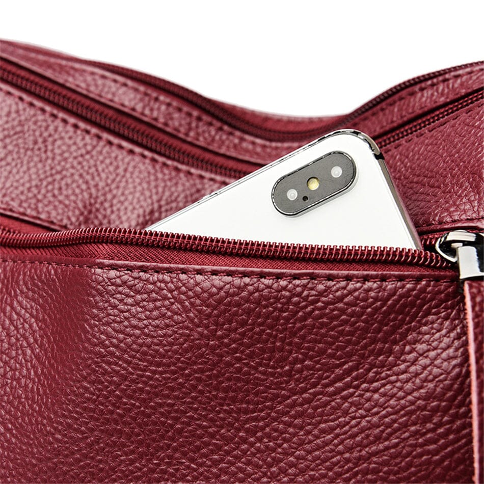 Genuine Brand Leather Sac Luxury Handbags Purse Women Bags Designer Shoulder Crossbody Messenger Bags Female 2021 Waterproof Bag Blue Wolf Store