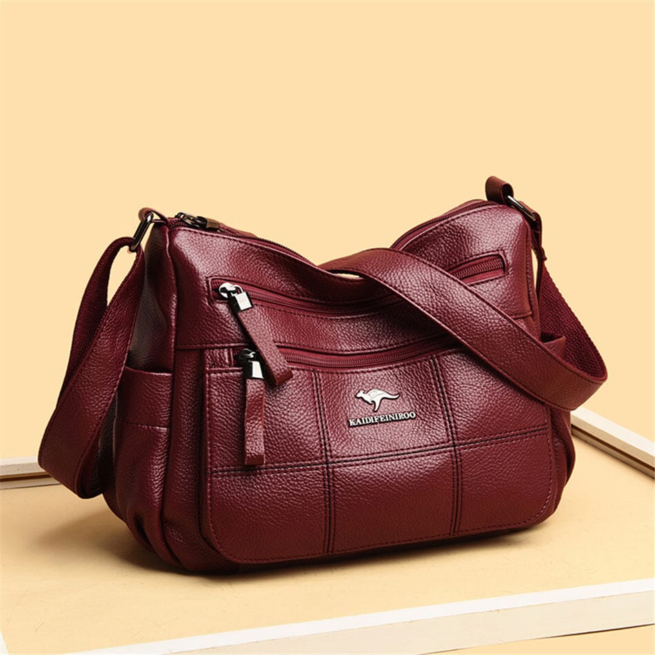 Genuine Brand Leather Sac Luxury Handbags Purse Women Bags Designer Shoulder Crossbody Messenger Bags Female 2021 Waterproof Bag Blue Wolf Store