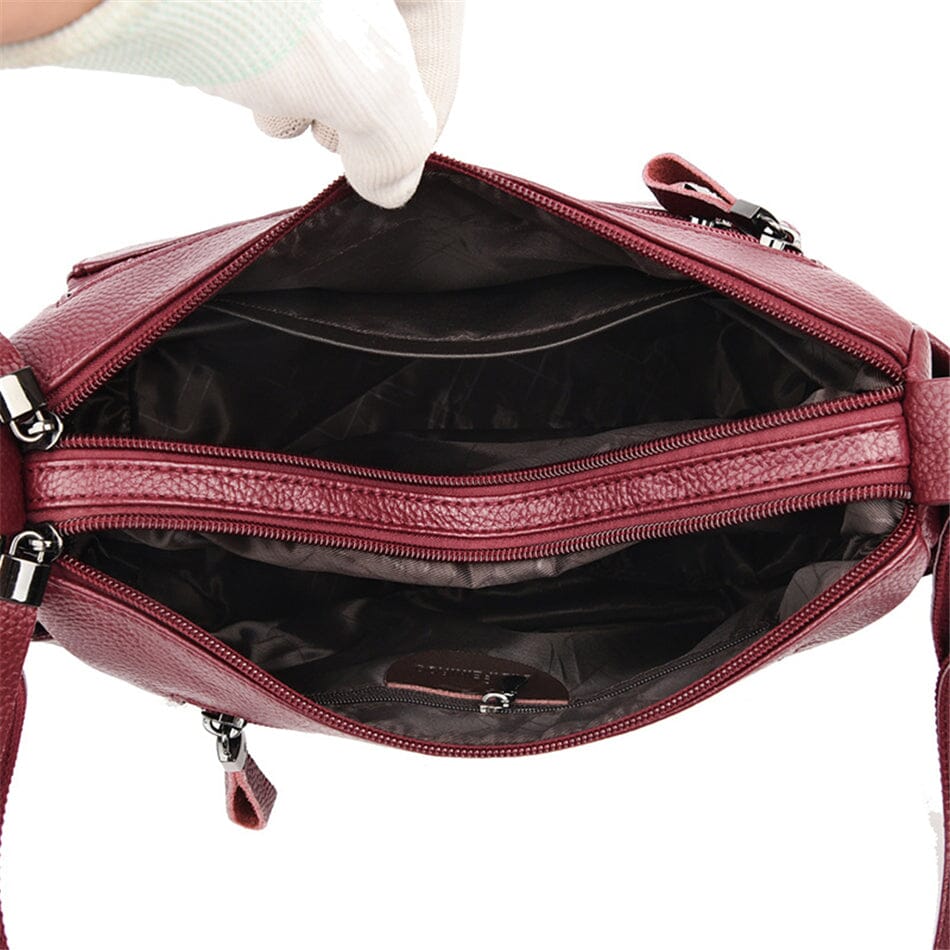 Genuine Brand Leather Sac Luxury Handbags Purse Women Bags Designer Shoulder Crossbody Messenger Bags Female 2021 Waterproof Bag Blue Wolf Store
