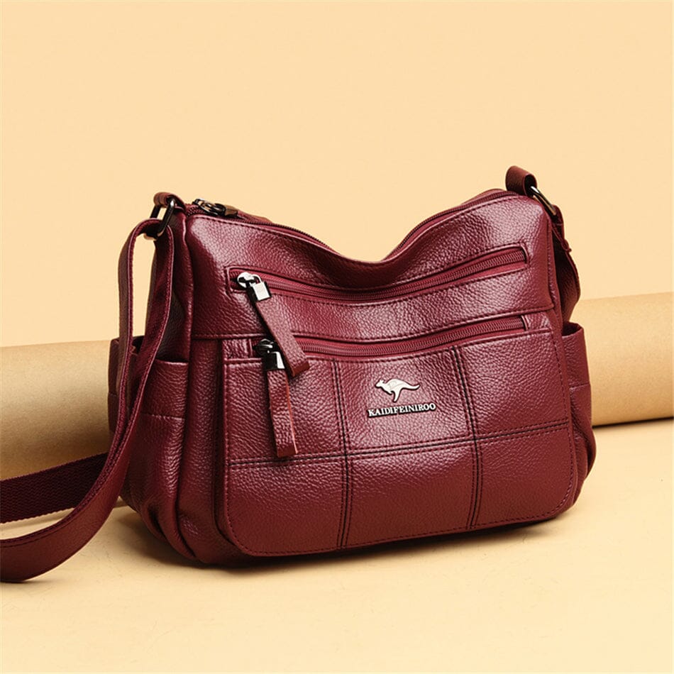 Genuine Brand Leather Sac Luxury Handbags Purse Women Bags Designer Shoulder Crossbody Messenger Bags Female 2021 Waterproof Bag Blue Wolf Store