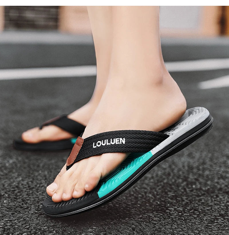 High-Quality Men's Flip Flops Florida High-Quality Men's Flip Flops Florida Blue Wolf Store