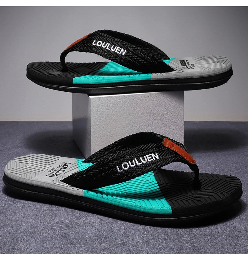 High-Quality Men's Flip Flops Florida High-Quality Men's Flip Flops Florida Blue Wolf Store