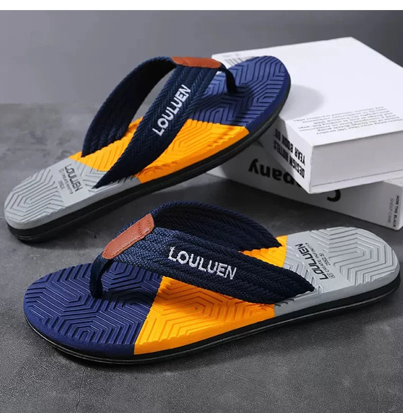 High-Quality Men's Flip Flops Florida High-Quality Men's Flip Flops Florida Blue Wolf Store