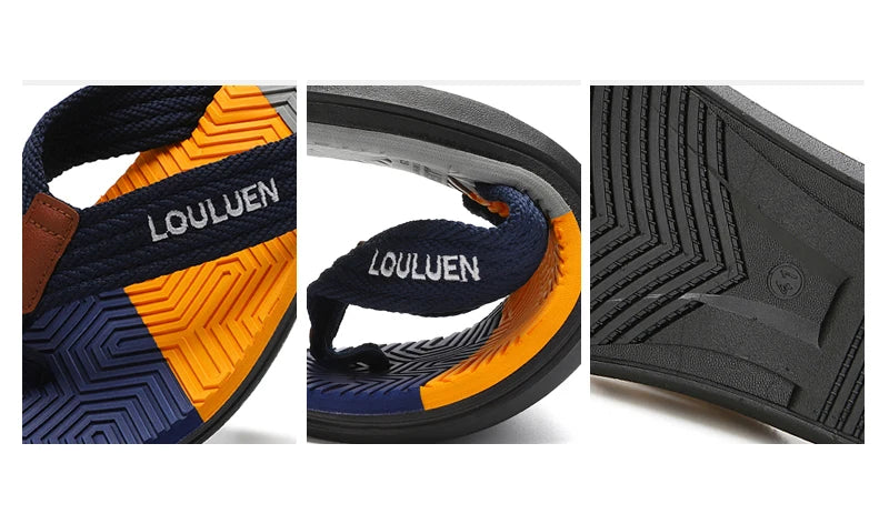High-Quality Men's Flip Flops Florida High-Quality Men's Flip Flops Florida Blue Wolf Store