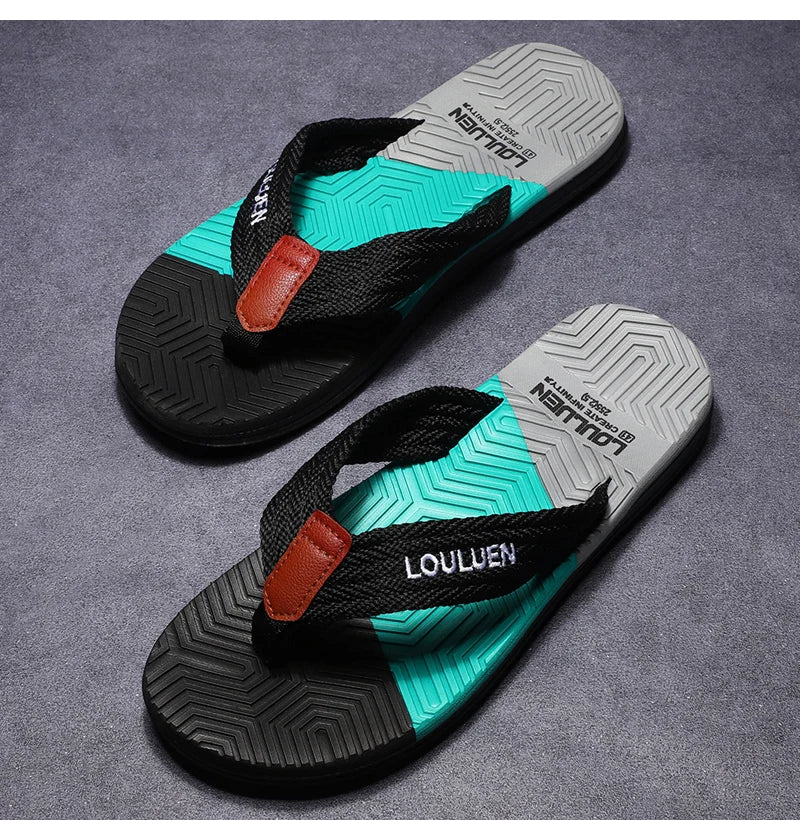 High-Quality Men's Flip Flops Florida High-Quality Men's Flip Flops Florida Blue Wolf Store
