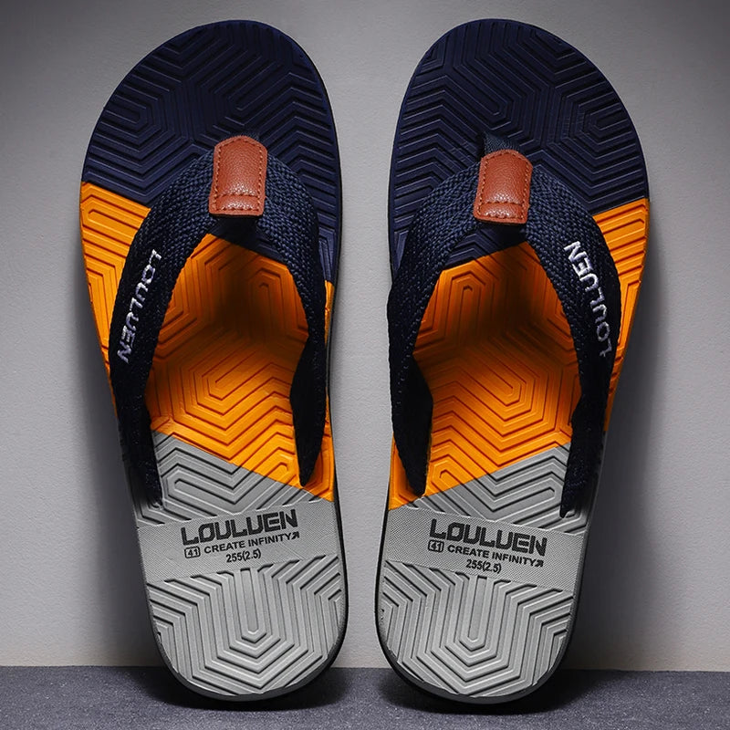 High-Quality Men's Flip Flops Florida High-Quality Men's Flip Flops Florida Blue Wolf Store