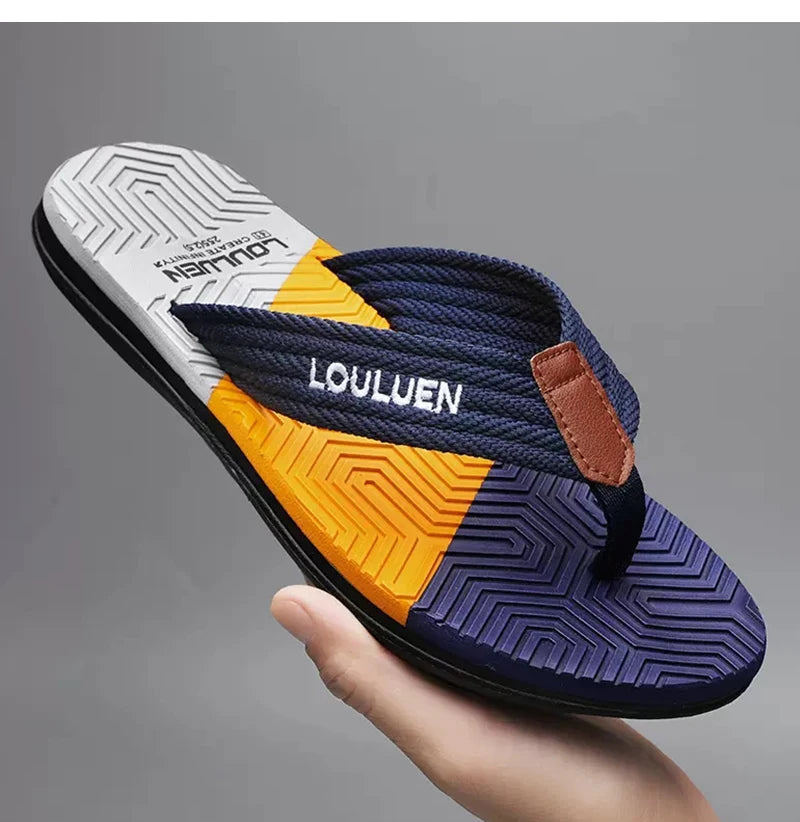 High-Quality Men's Flip Flops Florida High-Quality Men's Flip Flops Florida Blue Wolf Store
