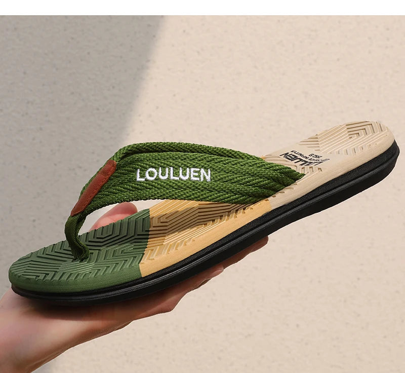 High-Quality Men's Flip Flops Florida High-Quality Men's Flip Flops Florida Blue Wolf Store