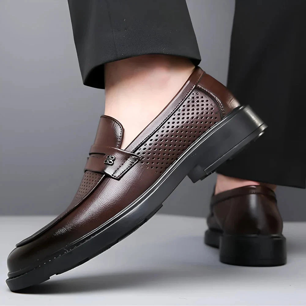 Laurent Savile – Elegant Leather Loafers Laurent Savile – Elegant Leather Loafers Blue Wolf Store