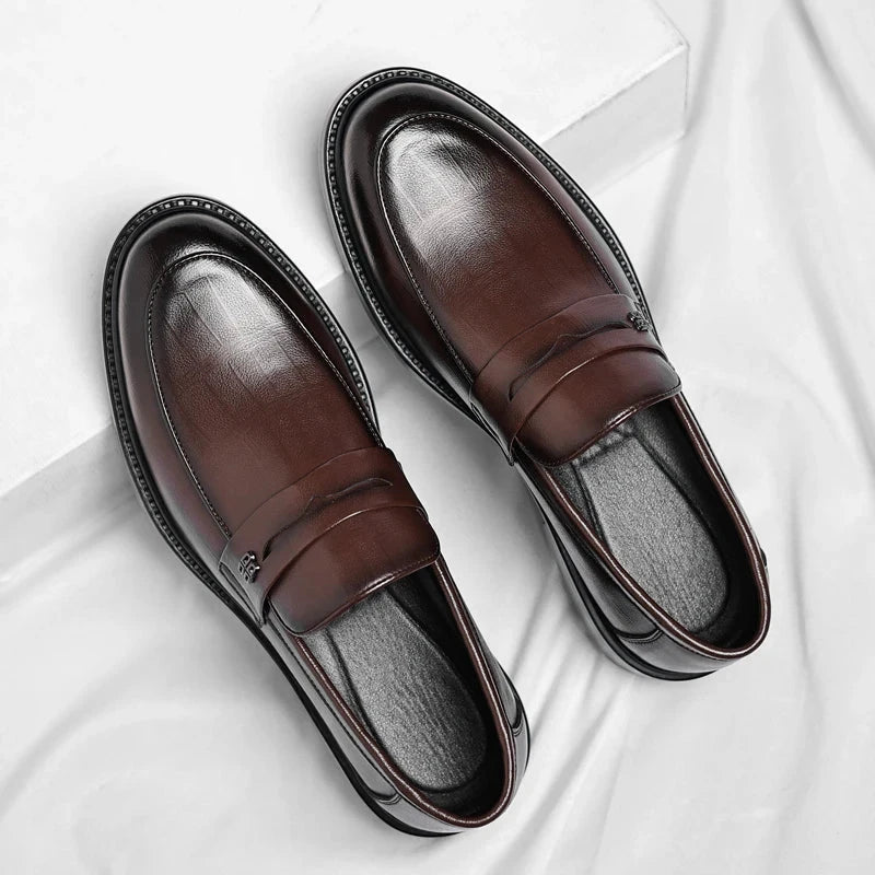 Laurent Savile – Elegant Leather Loafers Laurent Savile – Elegant Leather Loafers Blue Wolf Store