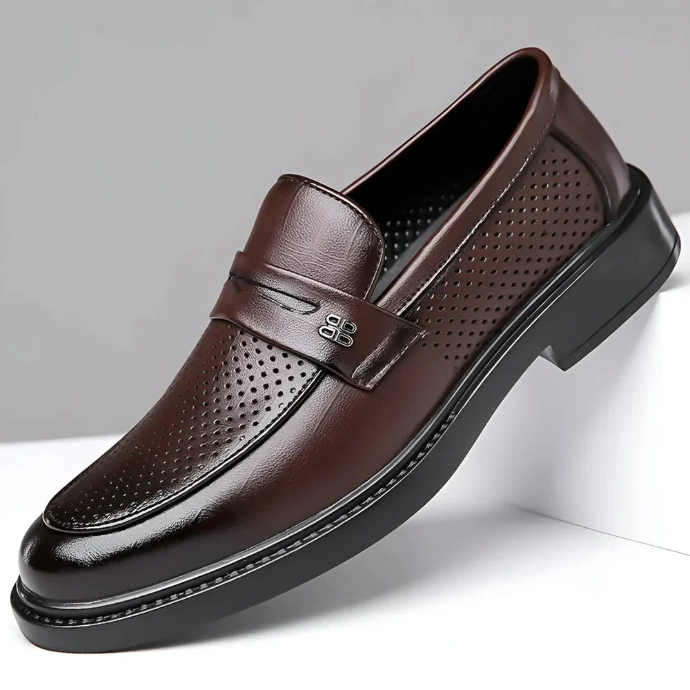 Laurent Savile – Elegant Leather Loafers Laurent Savile – Elegant Leather Loafers Blue Wolf Store