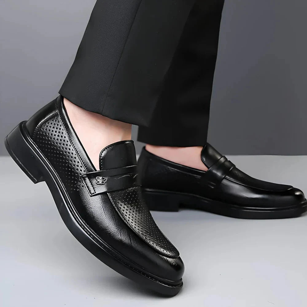 Laurent Savile – Elegant Leather Loafers Laurent Savile – Elegant Leather Loafers Blue Wolf Store