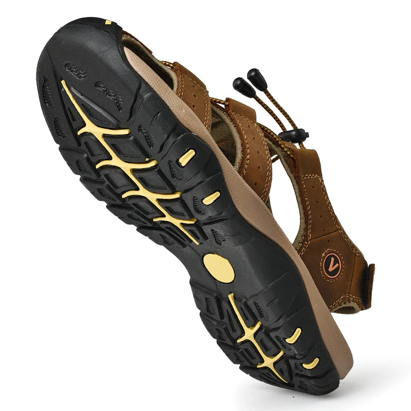 Legacy Men's Leather Sandals Legacy Men's Leather Sandals Blue Wolf Store