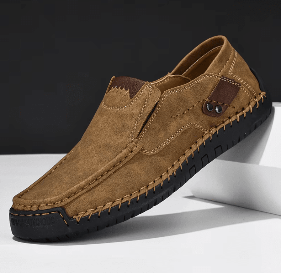 Leonard Men's Leather Shoe Leonard Men's Leather Shoe Blue Wolf Store
