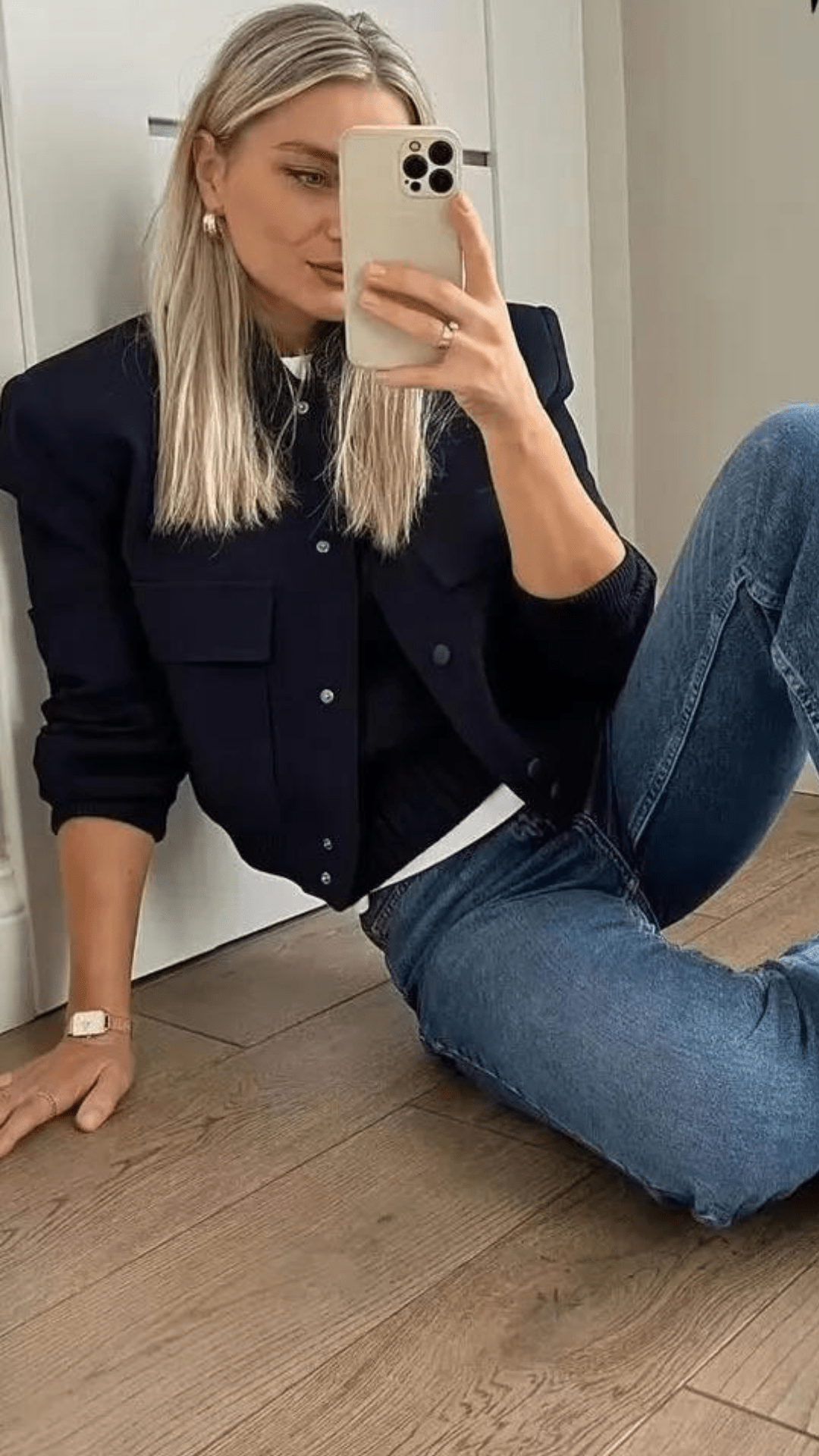 Louise Women's Bomber Jacket Louise Women's Bomber Jacket Blue Wolf Store