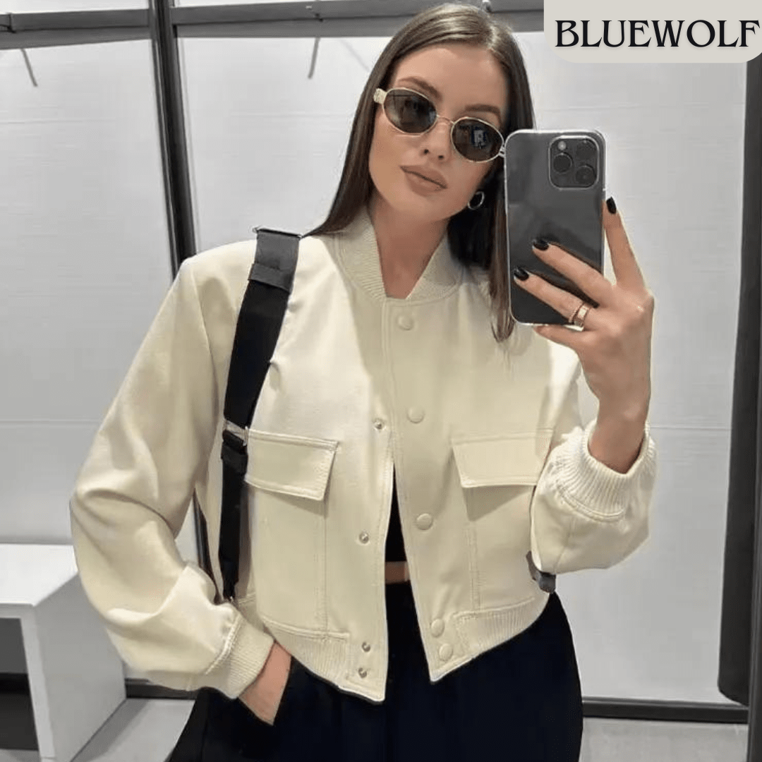 Louise Women's Bomber Jacket Louise Women's Bomber Jacket Blue Wolf Store