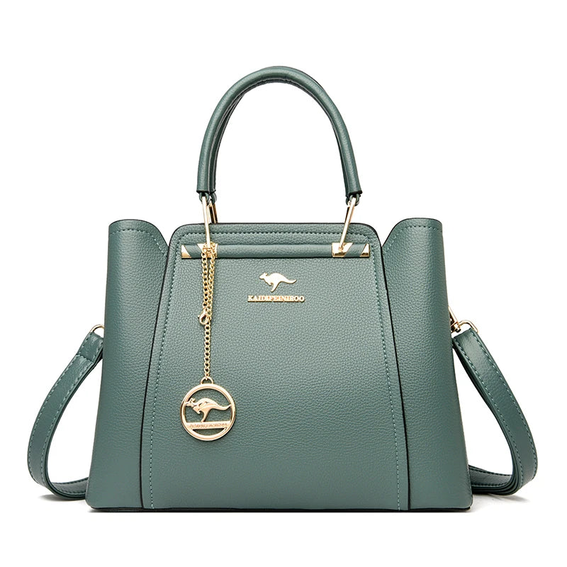 Luxurious Soft Leather Women's Shoulder and Crossbody Bag