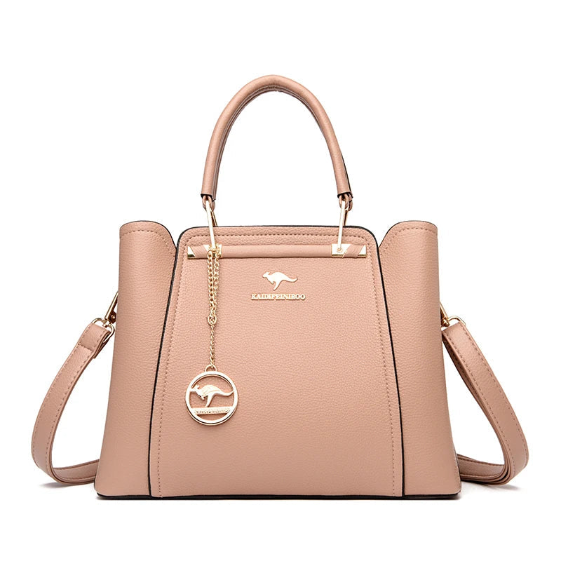 Luxurious Soft Leather Women's Shoulder and Crossbody Bag