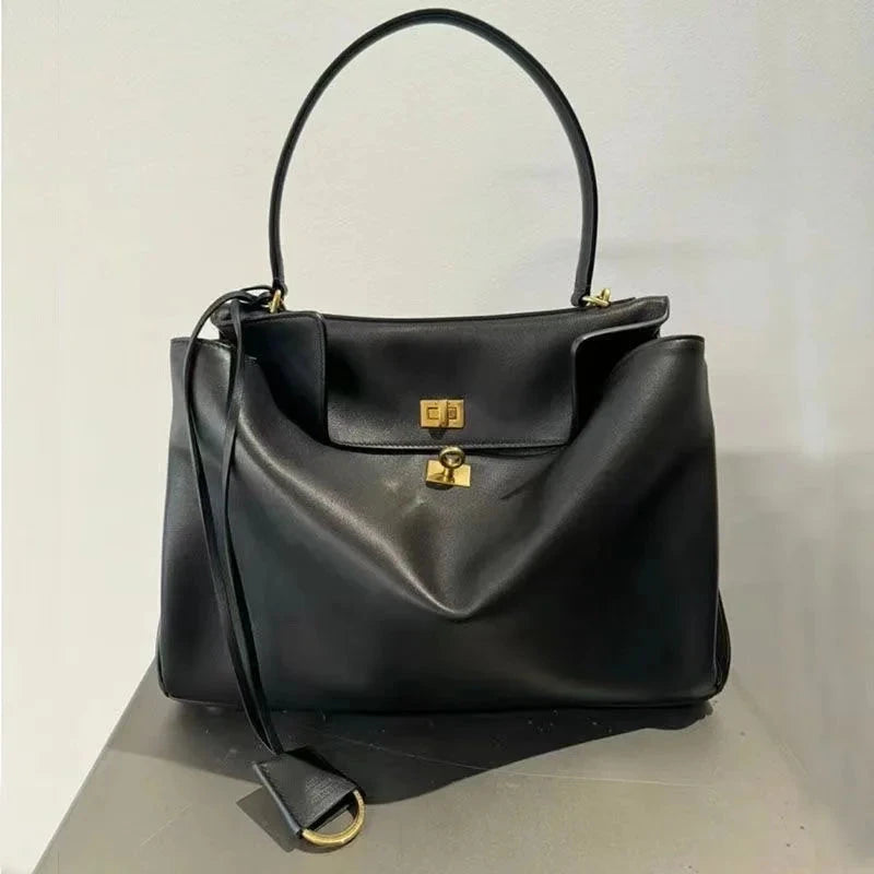 Luxury Brand Women Messenger Bags Genuine Leather Brown Suede Hand Held Totes Gold Buckle Women Shoulder Bags Lady Trend Satchel Blue Wolf Store