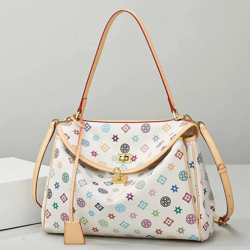 Luxury Brand Women Messenger Bags Genuine Leather Brown Suede Hand Held Totes Gold Buckle Women Shoulder Bags Lady Trend Satchel Blue Wolf Store