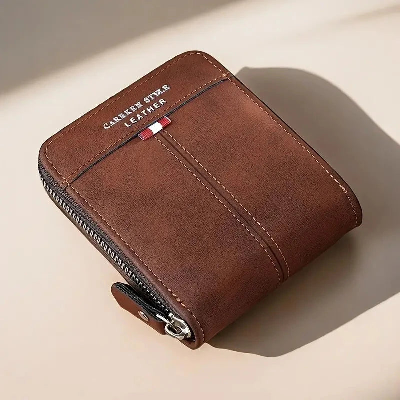 Luxury Leather Wallet Monarch (Free Gift) Luxury Leather Wallet Monarch Blue Wolf Store