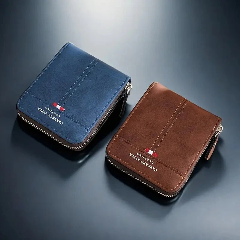 Luxury Leather Wallet Monarch (Free Gift) Luxury Leather Wallet Monarch Blue Wolf Store
