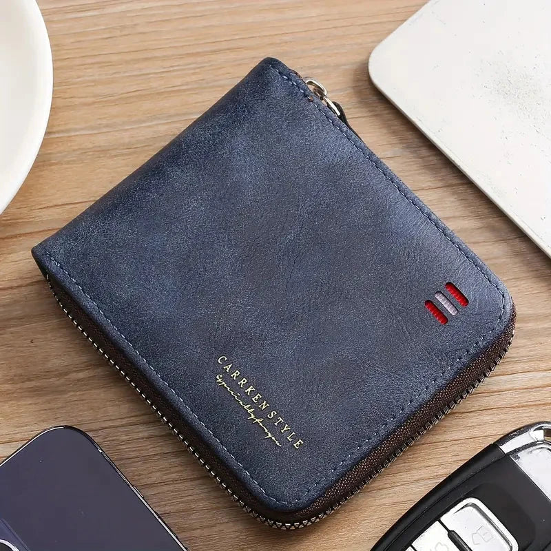 Luxury Leather Wallet Regal Blue Wolf Store