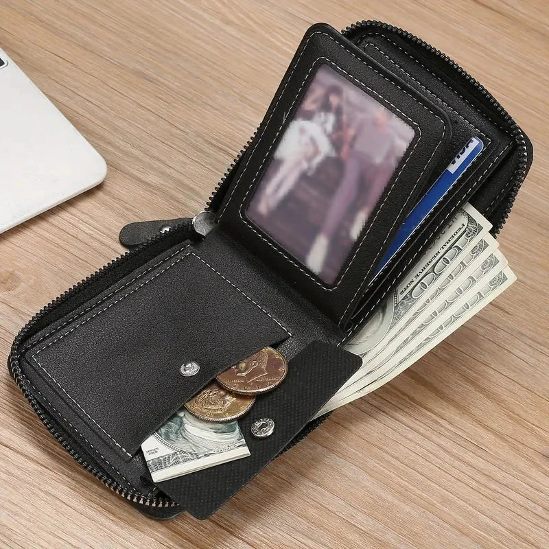Luxury Leather Wallet Regal Blue Wolf Store