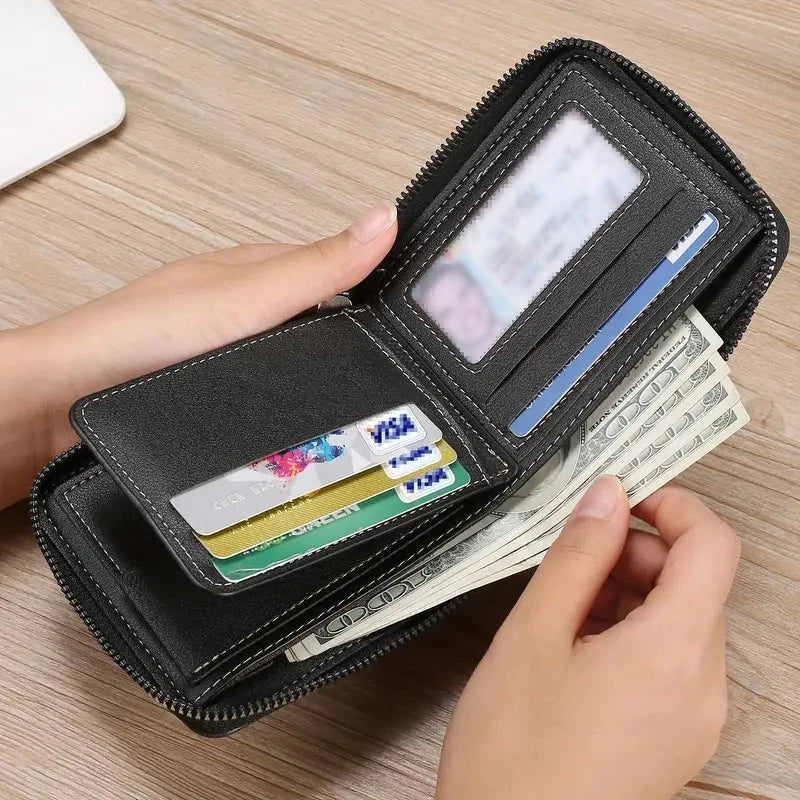 Luxury Leather Wallet Regal Blue Wolf Store