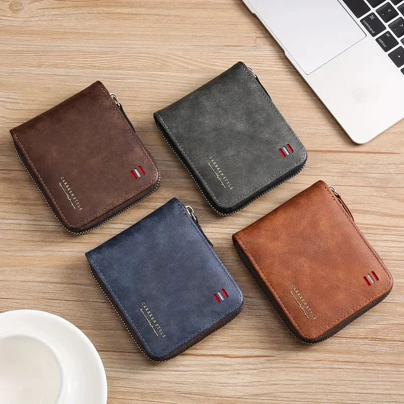 Luxury Leather Wallet Regal Blue Wolf Store