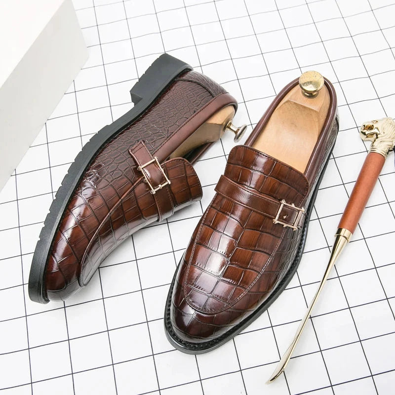 Luxury Men's Leather Shoes Cassian Luxury Men's Leather Shoes Cassian Blue Wolf Store