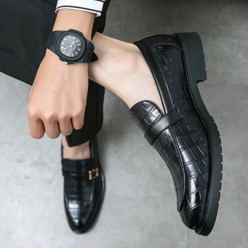 Luxury Men's Leather Shoes Cassian Luxury Men's Leather Shoes Cassian Blue Wolf Store