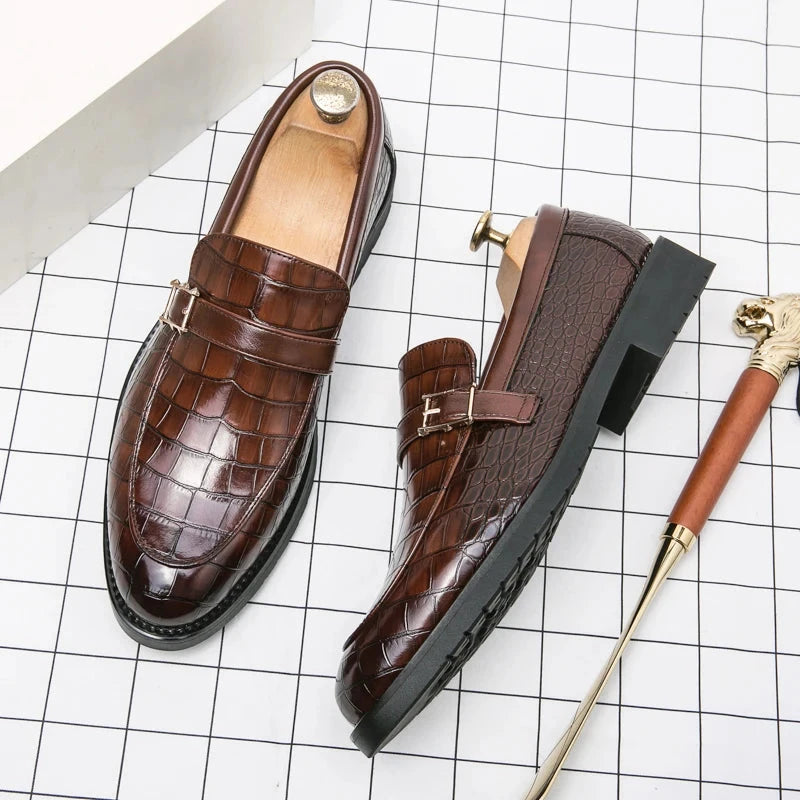 Luxury Men's Leather Shoes Cassian Luxury Men's Leather Shoes Cassian Blue Wolf Store