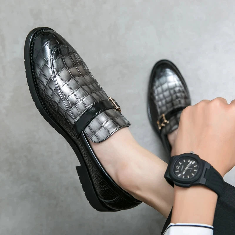 Luxury Men's Leather Shoes Cassian Luxury Men's Leather Shoes Cassian Blue Wolf Store