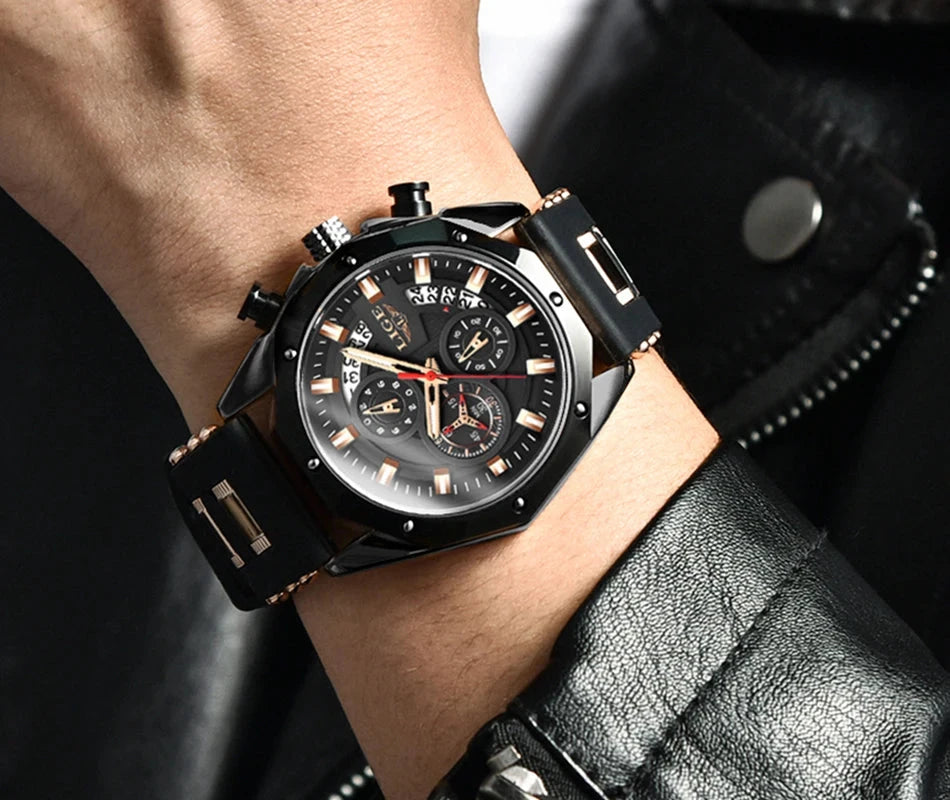 Luxury Men's Watch Vortex Chrono Luxury Men's Watch Vortex Chrono Blue Wolf Store