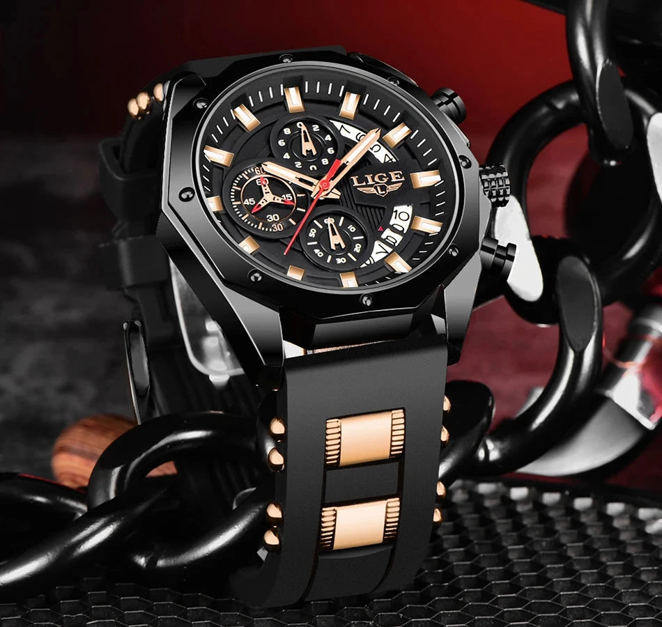 Luxury Men's Watch Vortex Chrono Luxury Men's Watch Vortex Chrono Blue Wolf Store