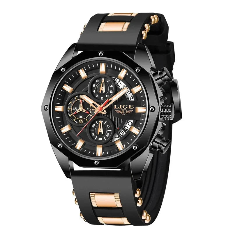 Luxury Men's Watch Vortex Chrono Luxury Men's Watch Vortex Chrono Blue Wolf Store
