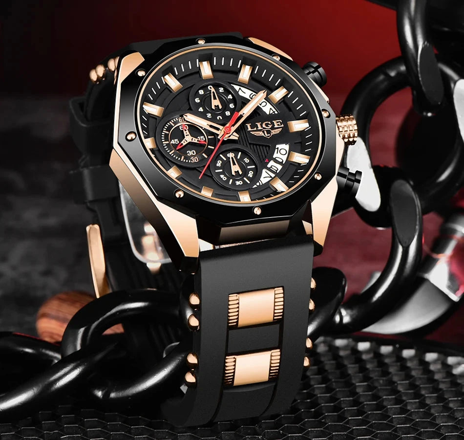 Luxury Men's Watch Vortex Chrono Luxury Men's Watch Vortex Chrono Blue Wolf Store