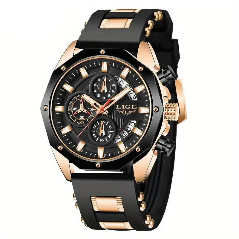 Luxury Men's Watch Vortex Chrono Luxury Men's Watch Vortex Chrono Blue Wolf Store
