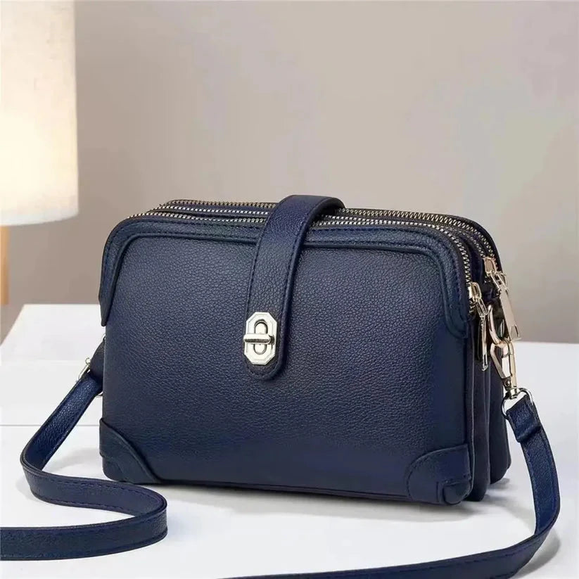 Madeleine Women's Leather Shoulder Bag Madeleine Women's Leather Shoulder Bag Blue Wolf Store