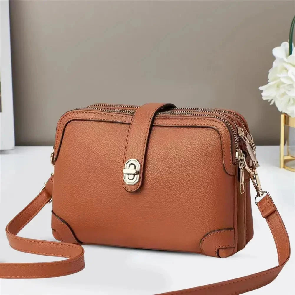 Madeleine Women's Leather Shoulder Bag Madeleine Women's Leather Shoulder Bag Blue Wolf Store Brown