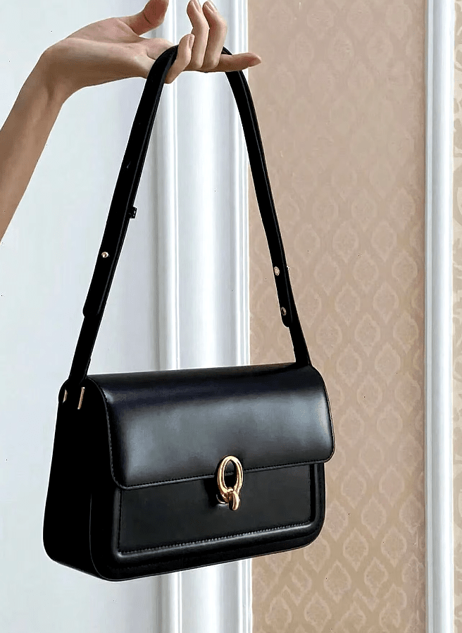 Mariah Luxury Leather Crossbody Bag Mariah Luxury Leather Crossbody Bag Blue Wolf Store Black