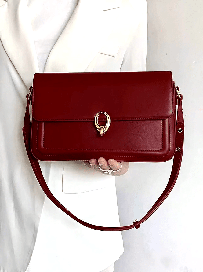 Mariah Luxury Leather Crossbody Bag Mariah Luxury Leather Crossbody Bag Blue Wolf Store Red