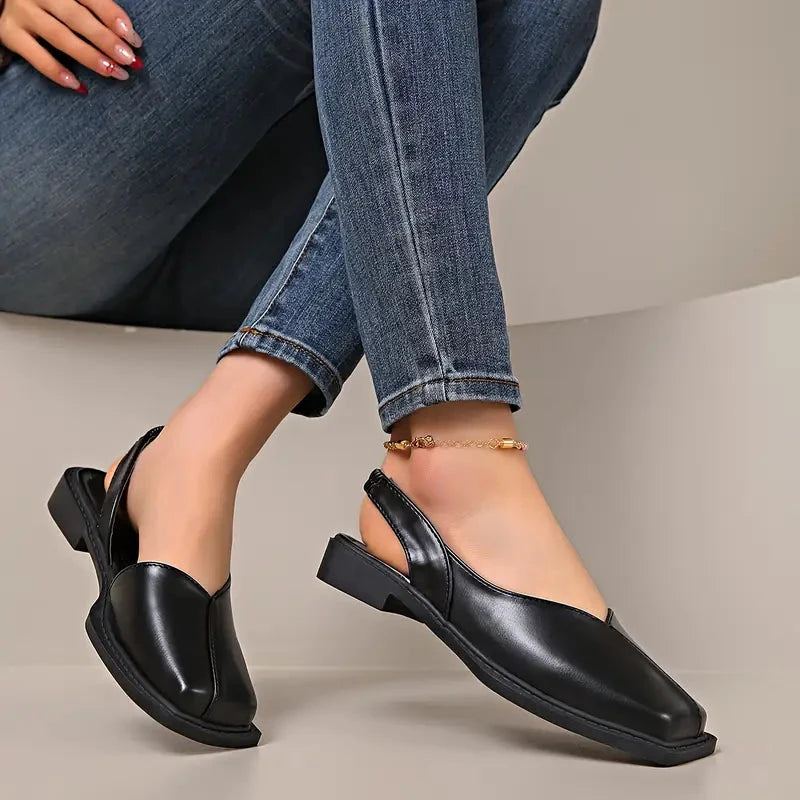 MARY JANES Leather Slip-On Flats MARY JANES Leather Slip-On Flats Blue Wolf Store