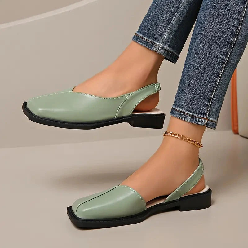 MARY JANES Leather Slip-On Flats MARY JANES Leather Slip-On Flats Blue Wolf Store
