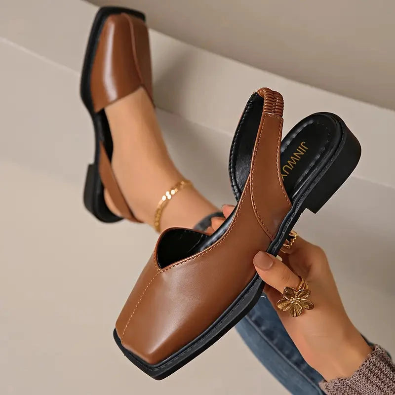 MARY JANES Leather Slip-On Flats MARY JANES Leather Slip-On Flats Blue Wolf Store