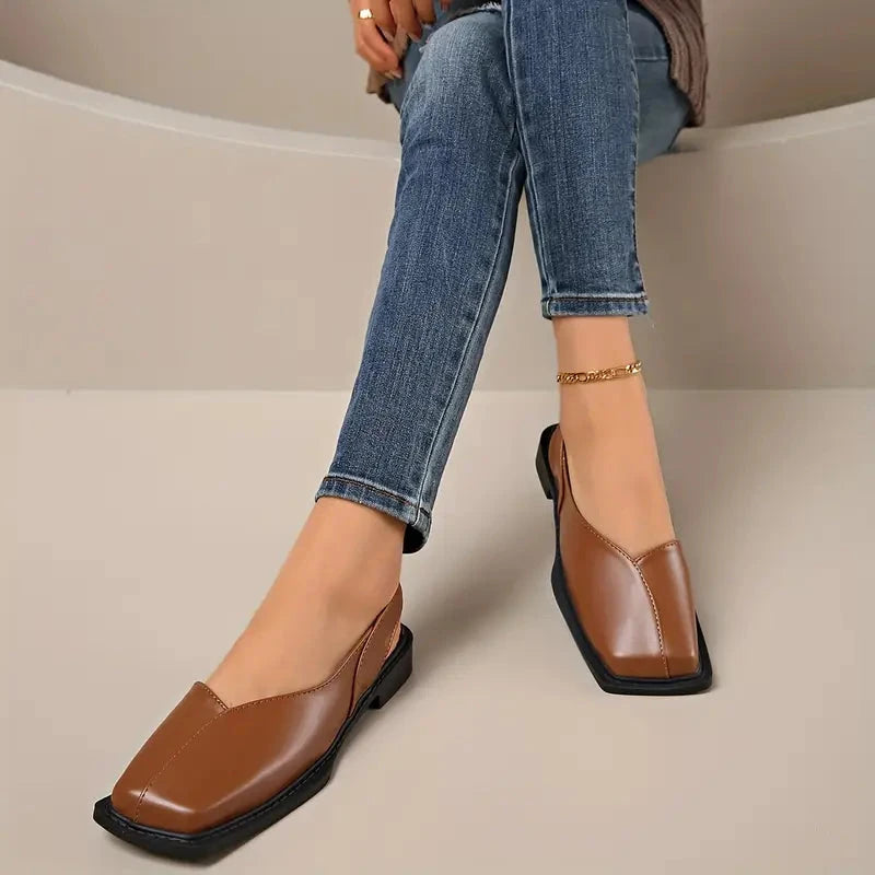 MARY JANES Leather Slip-On Flats MARY JANES Leather Slip-On Flats Blue Wolf Store