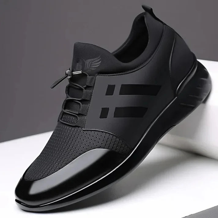 Matteo Luxury Leather Men's Sneakers Matteo Luxury Leather Men's Sneakers Blue Wolf Store 4.5 UK / 6 US
