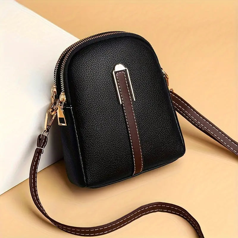 Maya Leather Crossbody Bag Maya Leather Crossbody Bag Blue Wolf Store Black