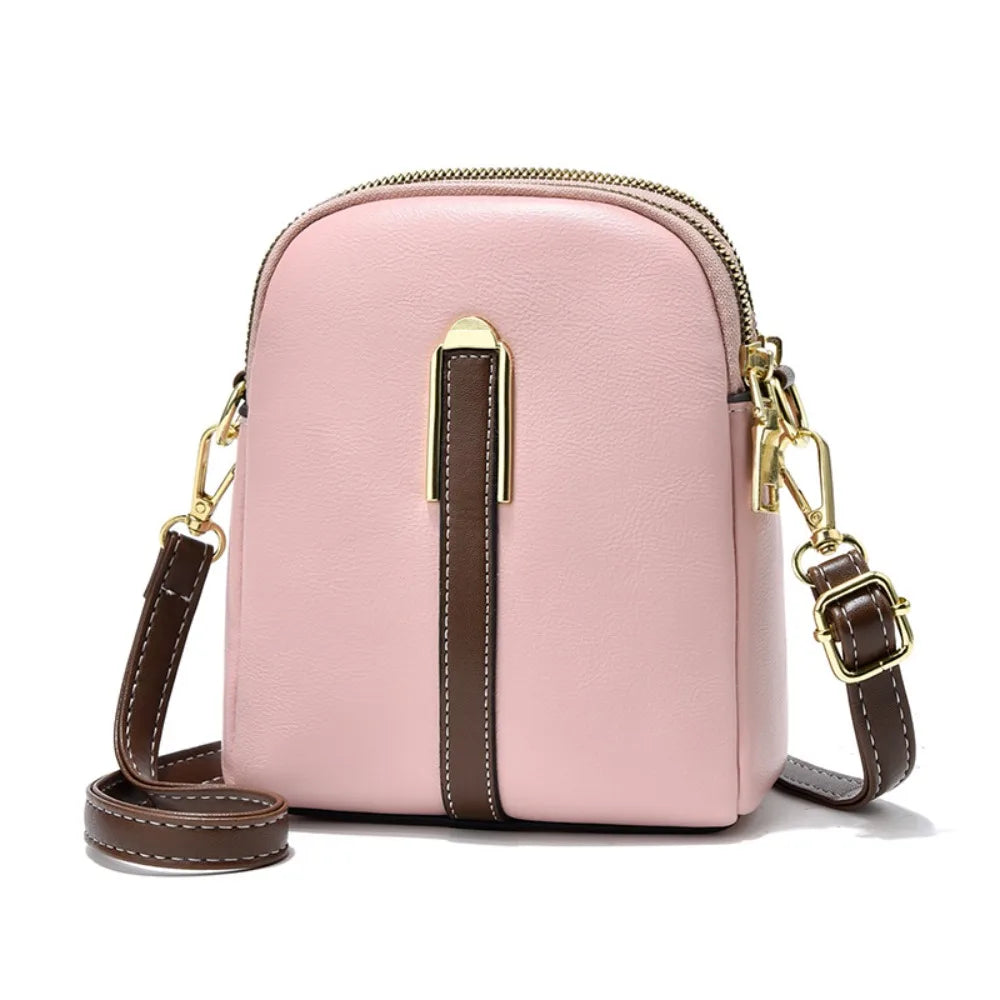 Maya Leather Crossbody Bag Maya Leather Crossbody Bag Blue Wolf Store Pink